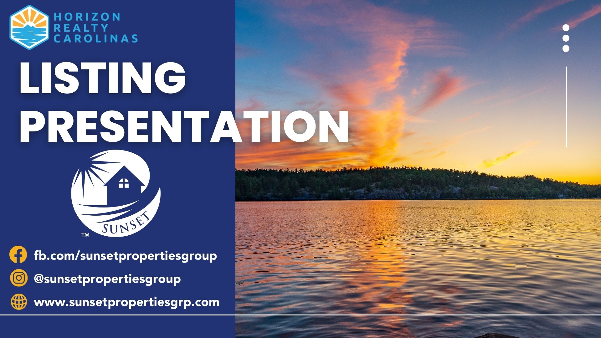 Sunset Listing Presentation Sunset Listing Presentation