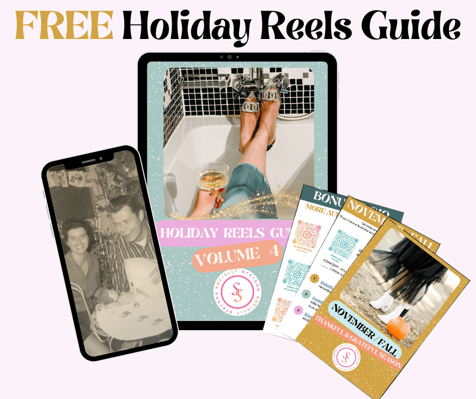 holiday reels guide facebook post